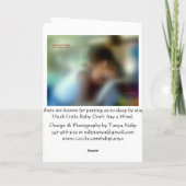 De Kaart van het moederdag van een Kind aan Mamma (Achterkant)