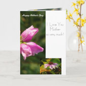 De Kaart van het moederdag van een Kind aan Mamma (Gele Bloem)