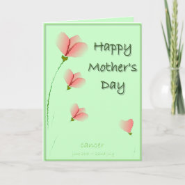 De Kaart van het Moederdag van kanker