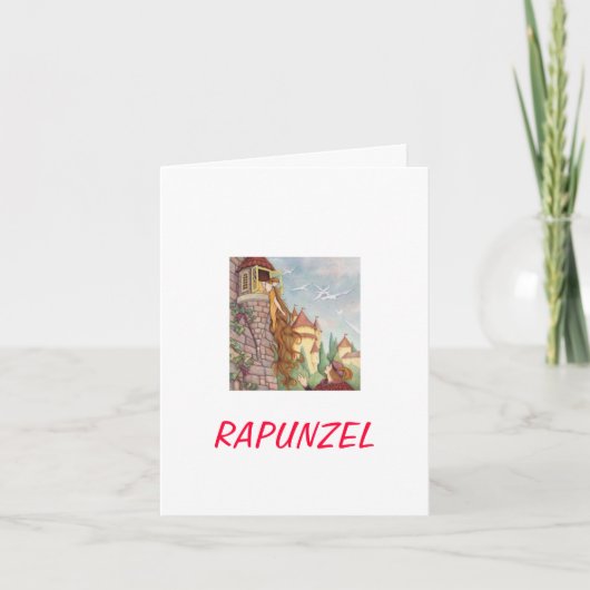 De Kaart van het Moederdag van Rapunzel (Voorkant)