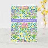 De Kaart van het Moederdag van sleutelbloemen, (Gele Bloem)