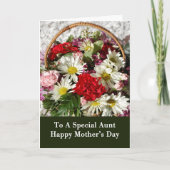 De Kaart van het moederdag voor Tante (Voorkant)