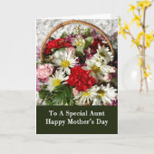 De Kaart van het moederdag voor Tante (Gele Bloem)