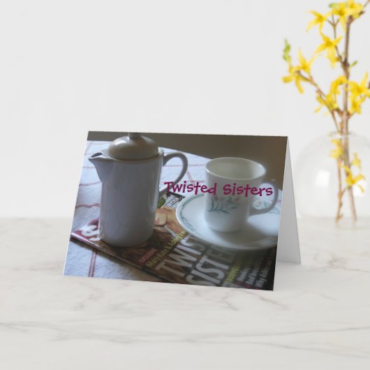 De Kaart van het moederdag voor uw Zuster (Gele Bloem)