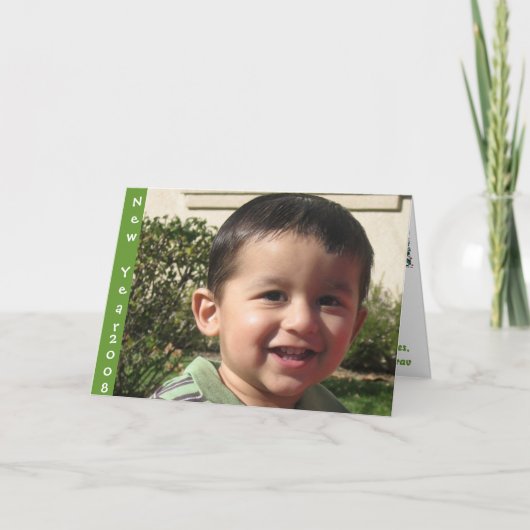 De Kaart van het nieuwjaar 2008 (Voorkant)