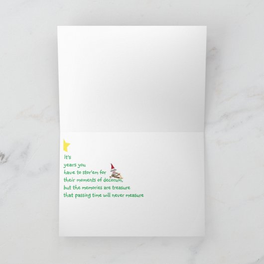 De Kaart van het Ornament van de kerstboom (Binnen)