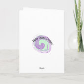 De Kaart van het Ornament van de kerstman (Achterkant)