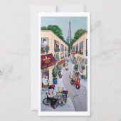 De kaart van het Parijse café (Voorkant)