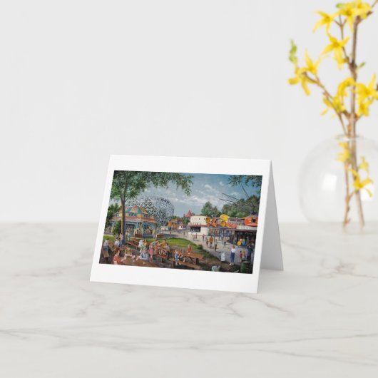 De Kaart "Van het Pretpark van de Echo van de (Gele Bloem)