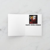 De Kaart van het Puppy van Halloween (Binnen)