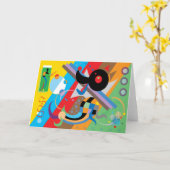 De Kaart van het Puppy van Kandinsky #2 (Gele Bloem)