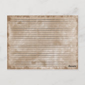 De Kaart van het Recept van de libel (Achterkant)