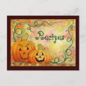 De Kaart van het Recept van O'Lanterns van de (Voorkant)