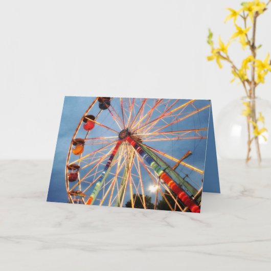 De Kaart van het reuzenrad (Gele Bloem)