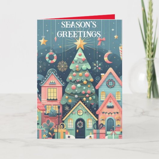 De Kaart van het seizoen Greetings3 (Voorkant)