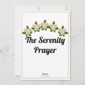 De Kaart van het sereniteitsgebed (Achterkant)