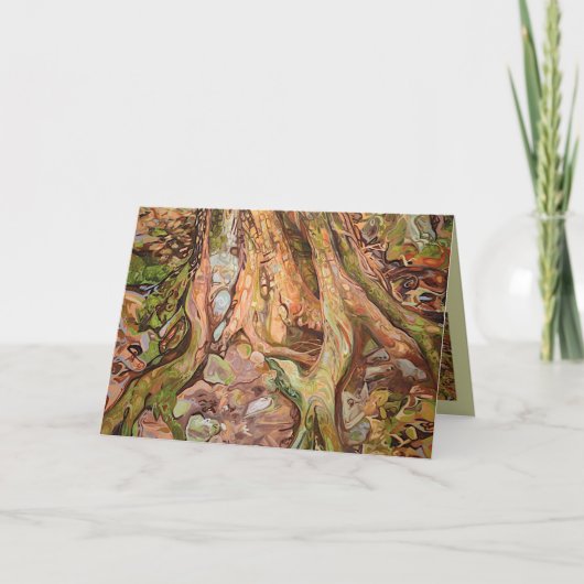 De kaart van het Show van de boomstam in kleur (Voorkant)