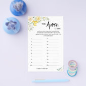 De Kaart van het Spel van het Schort van het Spel  (Enkel)