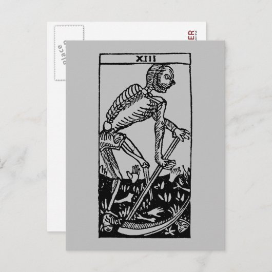 De Kaart van het tarot: Dood (Voorkant / Achterkant)