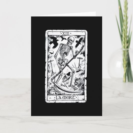De Kaart van het Tarot van La Mort (Voorkant)