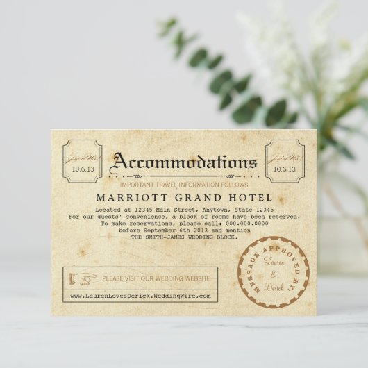 De Kaart van het Tussenvoegsel van de Reis van de (Staand voorkant)