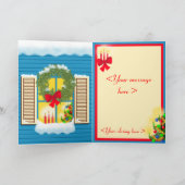 De Kaart van het VENSTER van KERSTMIS (Binnen)