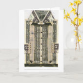 de kaart van het verjaardagsgeld (Gele Bloem)