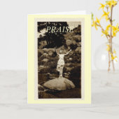 De Kaart van het Vers van de Bijbel van het Lof (Gele Bloem)