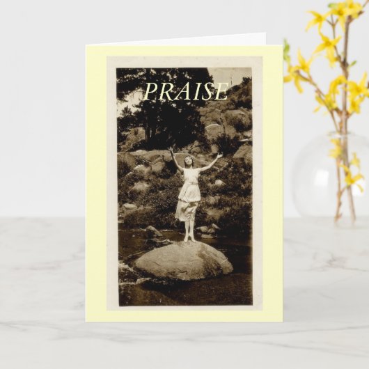 De Kaart van het Vers van de Bijbel van het Lof (Gele Bloem)