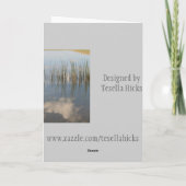 de kaart van het vijvergras (Achterkant)