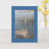 de kaart van het vijvergras (Gele Bloem)