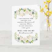 De Kaart van het Voorstel van het bruidsmeisje, (Gele Bloem)