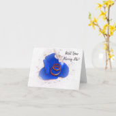 De Kaart van het Voorstel van het huwelijk zal u (Gele Bloem)