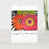 De Kaart van het vrijgezellenfeest met 3 Heldere (Achterkant)