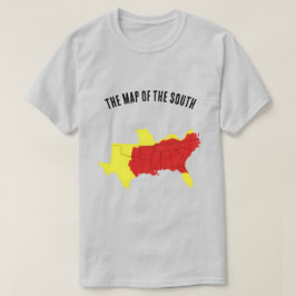 De kaart van het Zuiden T-shirt