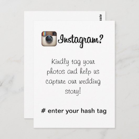 De Kaart van Instagram (Voorkant / Achterkant)