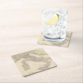 De Kaart van Italië Kartonnen Onderzetters (Insitu)