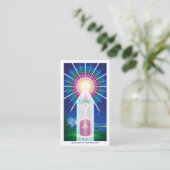 De kaart van je echte zelf contactkaartje (Staand voorkant)