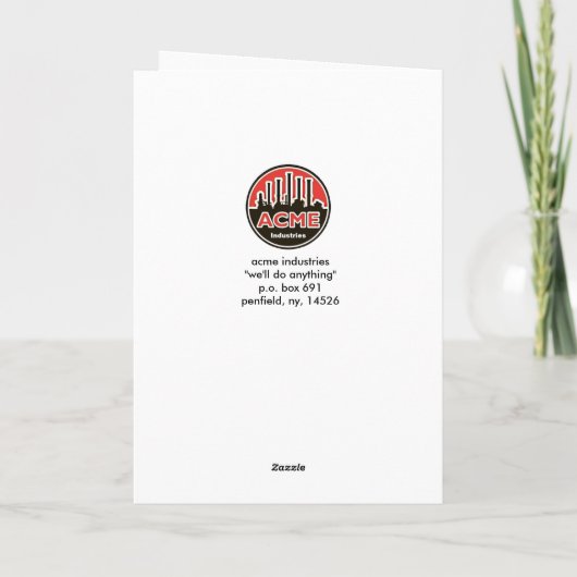 de kaart van katKerstmis (Achterkant)