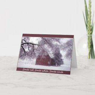 De kaart van Kerstmis