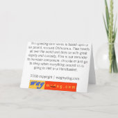 DE KAART VAN KERSTMIS CHIHUAHUA (Achterkant)