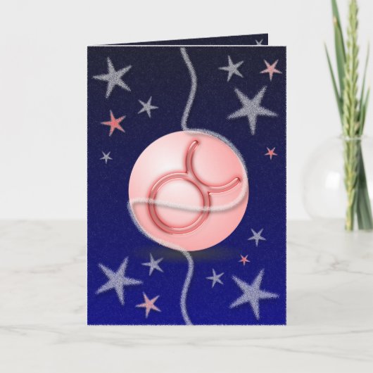 De Kaart van Kerstmis van de Stier (Voorkant)