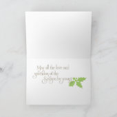 De Kaart van Kerstmis van Holidaze van de mink - (Binnen)