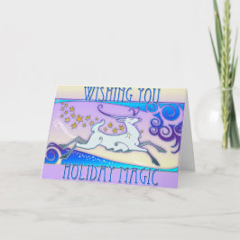 De Kaart van Kerstmis van Holidaze van de mink -
