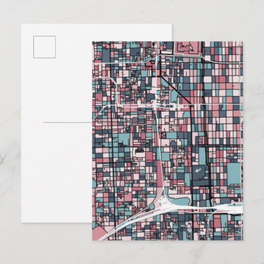 De Kaart van Kyoto Japan (Voorkant / Achterkant)