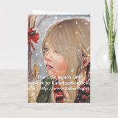 De Kaart van Little Match Girl (Achterkant)