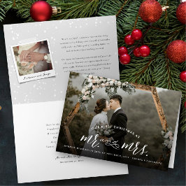 De Kaart van M. & van Mevr. First Christmas Modern