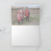 De Kaart van Maasai (Masai Mara, Kenia); Het rood (Binnen)