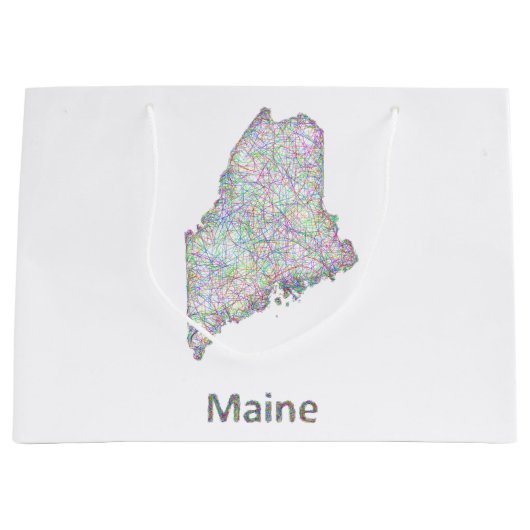 De kaart van Maine Groot Cadeauzakje (Voorkant)