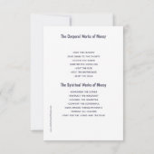 De Kaart van Mercy Prayer (Achterkant)